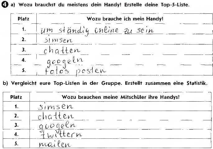 Завдання № ст48вп4 - Lektion 4. Massenmedien - ГДЗ Німецька мова 9 клас С.І. Сотникова, Г.В. Гоголєва 2017 - Робочий зошит