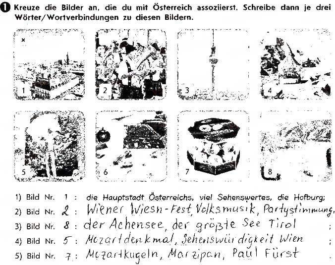 Завдання № ст87вп1 - Lektion 7. Deutschsprachige Länder - ГДЗ Німецька мова 9 клас С.І. Сотникова, Г.В. Гоголєва 2017 - Робочий зошит