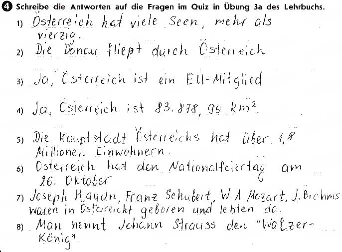 Завдання № ст88вп4 - Lektion 7. Deutschsprachige Länder - ГДЗ Німецька мова 9 клас С.І. Сотникова, Г.В. Гоголєва 2017 - Робочий зошит