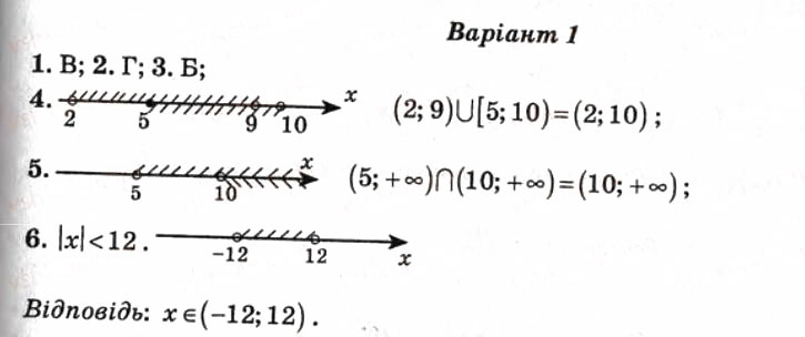 Завдання № СР3 - Самостійні роботи - ГДЗ Алгебра 9 клас О.І. Каплун 2009 - Тест-контроль