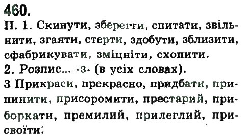 Завдання № 460 - УЗАГАЛЬНЕННЯ ТА СИСТЕМАТИЗАЦІЯ ВИВЧЕНОГО У 5-9 КЛАСАХ - ГДЗ Українська мова 9 клас Н.В. Бондаренко, А.В. Ярмолюк 2009