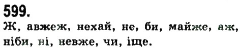 Завдання № 599 - УЗАГАЛЬНЕННЯ ТА СИСТЕМАТИЗАЦІЯ ВИВЧЕНОГО У 5-9 КЛАСАХ - ГДЗ Українська мова 9 клас Н.В. Бондаренко, А.В. Ярмолюк 2009