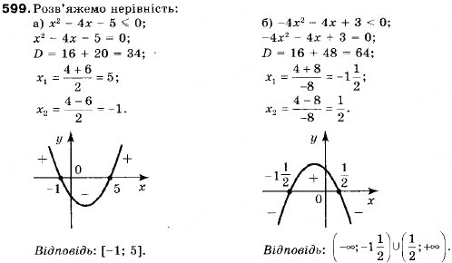 Завдання № 599 - 19. Випадкові події. Імовірність випадкової події - ГДЗ Алгебра 9 клас В.Р. Кравчук, Г.М. Янченко, М.В. Підручна 2009